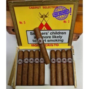 Montecristo No 4 premium Cuban cigar in original packaging