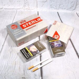 Sterling 200 Superkings Original Red Cigarettes carton
