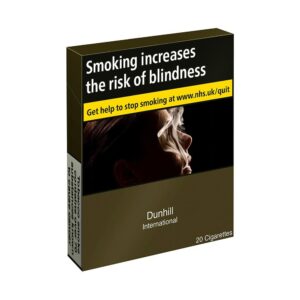 Premium Dunhill International Superkings cigarettes