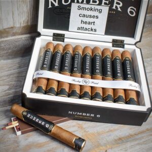 Number 6 Robusto Cigars packaging for global delivery