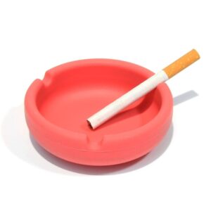 Shop Silicone Cigarette Ashtray Coral Pink